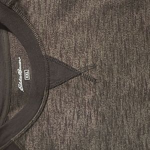 Mens Eddie Bauer XXL Raglan Long Sleeve Shirt